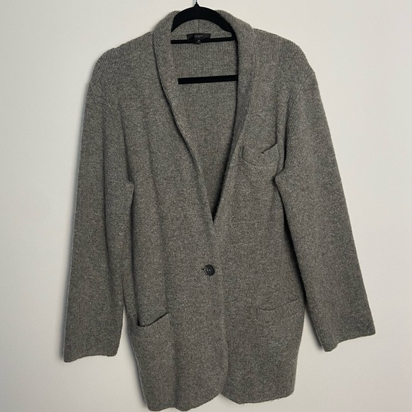 🐑 J CREW / merino wool alpaca chacon knit cardigan m - Picture 10 of 10
